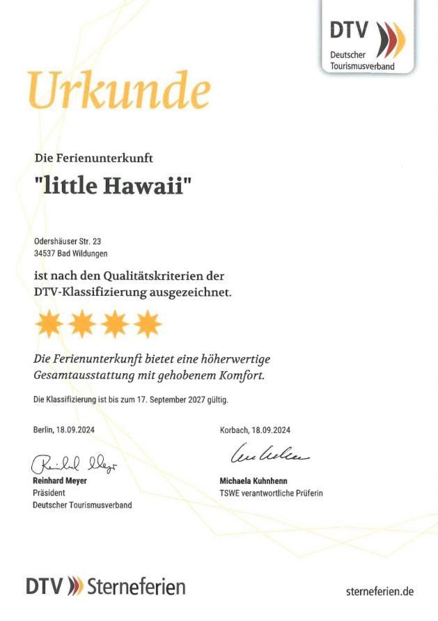 Apartament Little Hawaii & Texas Bad Wildungen Zewnętrze zdjęcie